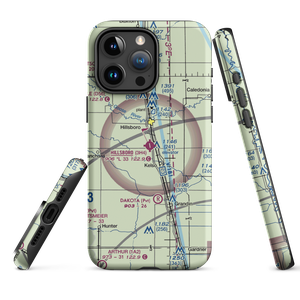 Hillsboro Municipal Airport (3H4) VFR Sectional  Tough iPhone Case