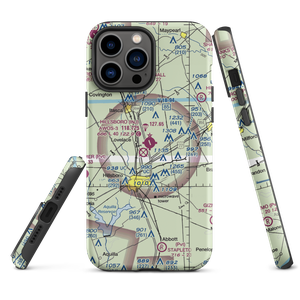 Hillsboro Municipal Airport (INJ) VFR Sectional  Tough iPhone Case