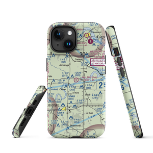 Hilltop Airport (40OK) VFR Sectional  Tough iPhone Case