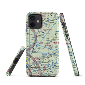 Hilltop Airport (58IN) VFR Sectional  Tough iPhone Case