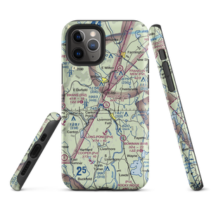 Hilltop Airport (ME92) VFR Sectional  Tough iPhone Case