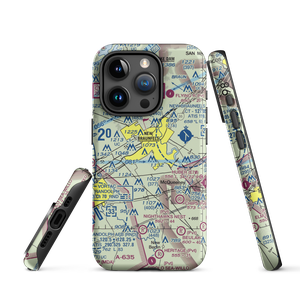 Hilltop Ranch Airport (9TA1) VFR Sectional  Tough iPhone Case