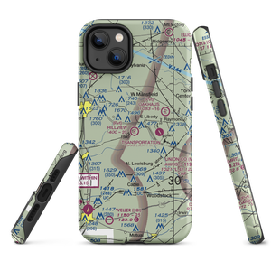 Hillview Airstrip (OI38) VFR Sectional  Tough iPhone Case