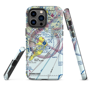 Hilton Head Airport (HXD) VFR Sectional  Tough iPhone Case