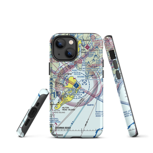 Hilton Head Airport (HXD) VFR Sectional  Tough iPhone Case