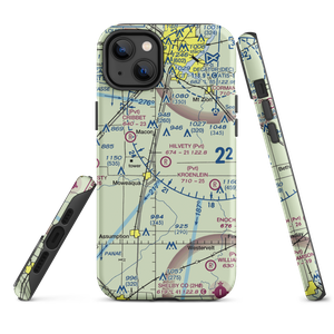 Hilvety Airport (5LL1) VFR Sectional  Tough iPhone Case