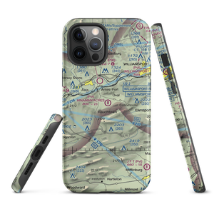 Hinaman Acres Airport (1PA0) VFR Sectional  Tough iPhone Case