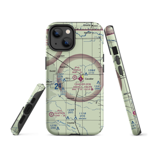 Hinkle Airport (9ND8) VFR Sectional  Tough iPhone Case