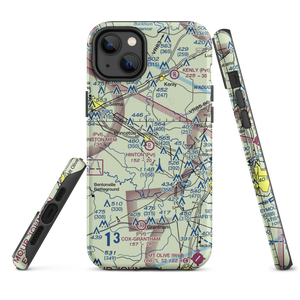 Hinton Field (NC72) VFR Sectional  Tough iPhone Case