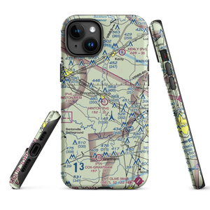 Hinton Field (NC72) VFR Sectional  Tough iPhone Case