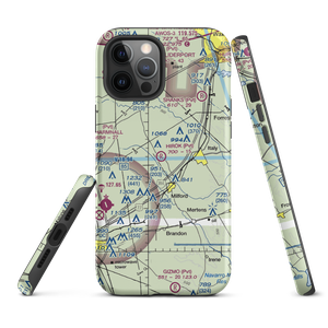 Hirok Airport (TE50) VFR Sectional  Tough iPhone Case