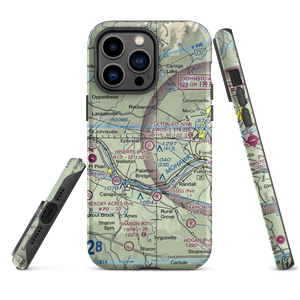 Hiserts Airpark Inc Airport (3NY7) VFR Sectional  Tough iPhone Case