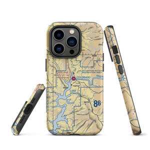 Hite Airport (UT03) VFR Sectional  Tough iPhone Case