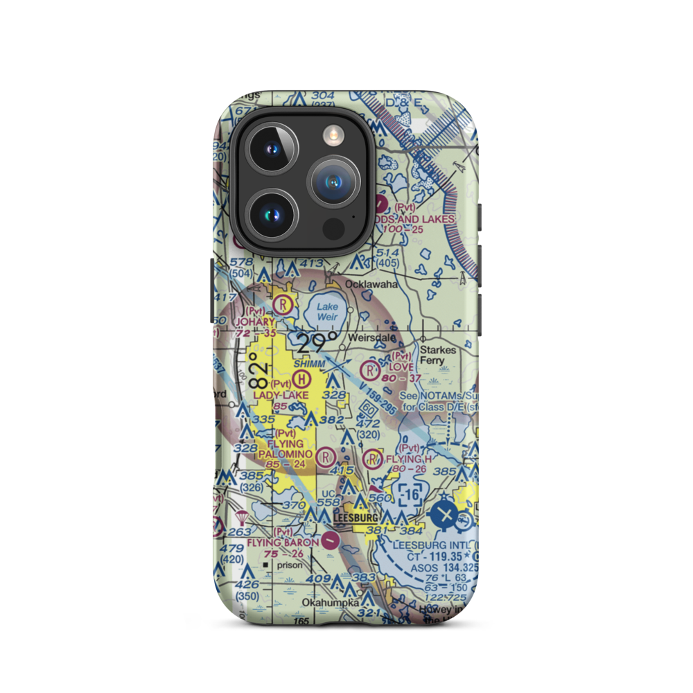 Hobby Hill STOLport (2FD1) VFR Sectional  Tough iPhone Case iPhone 16 Pro model shown