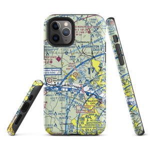 Hoby Wolf Airport (2MD5) VFR Sectional  Tough iPhone Case