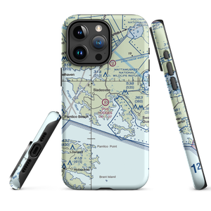 Hodges Farm Airport (NC73) VFR Sectional  Tough iPhone Case