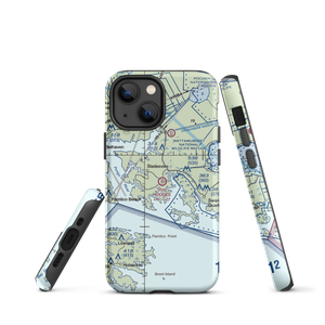 Hodges Farm Airport (NC73) VFR Sectional  Tough iPhone Case