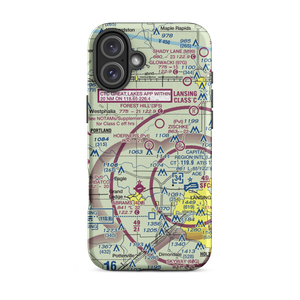 Hoerners Corners Airport (MI10) VFR Sectional  Tough iPhone Case