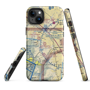 Hoffman Private Airport (0CA5) VFR Sectional  Tough iPhone Case