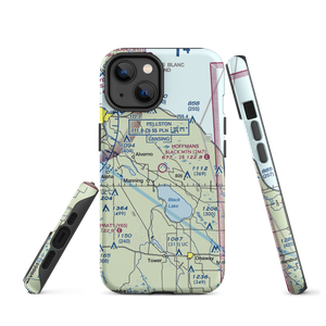 Hoffman's Black Mountain Aerodrome (2M7) VFR Sectional  Tough iPhone Case