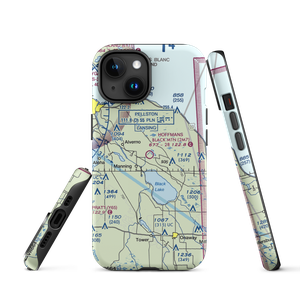 Hoffman's Black Mountain Aerodrome (2M7) VFR Sectional  Tough iPhone Case