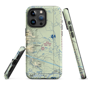 Hog River Airport (2AK6) VFR Sectional  Tough iPhone Case