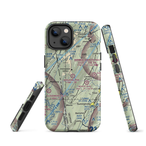 Hogjowl Airport (GE11) VFR Sectional  Tough iPhone Case