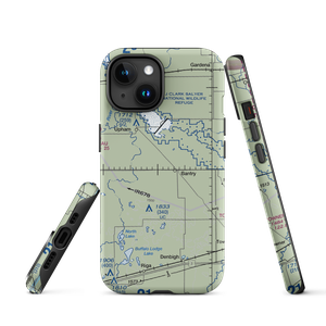 Holen Aerial Spray Airstrip (NA25) VFR Sectional  Tough iPhone Case