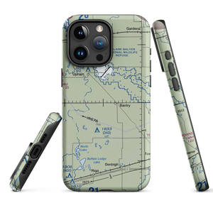 Holen Aerial Spray Airstrip (NA25) VFR Sectional  Tough iPhone Case
