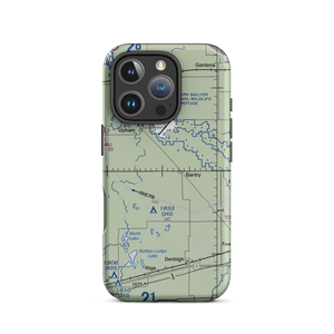 Holen Aerial Spray Airstrip (NA25) VFR Sectional  Tough iPhone Case