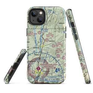 Holiday Sky Ranch Airport (11OR) VFR Sectional  Tough iPhone Case