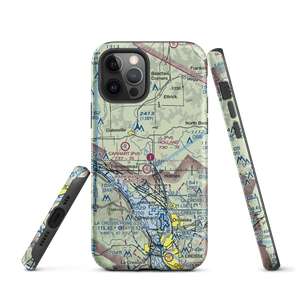 Holland Air Park (36WI) VFR Sectional  Tough iPhone Case