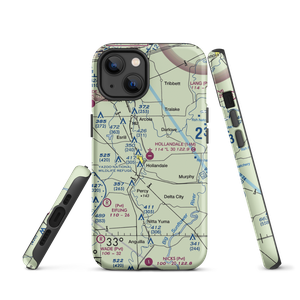 Hollandale Municipal Airport (14M) VFR Sectional  Tough iPhone Case