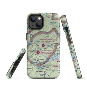 Holley Mountain Airpark (2A2) VFR Sectional  Tough iPhone Case
