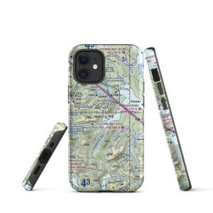 Hollis Clark Bay Seaplane Base (HYL) VFR Sectional  Tough iPhone Case