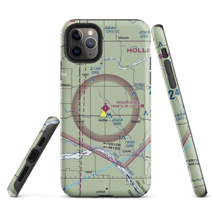 Hollis Municipal Airport (O35) VFR Sectional  Tough iPhone Case