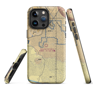 Hollow Top Airport (0U7) VFR Sectional  Tough iPhone Case