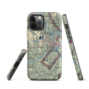 Holloway Airport (VT13) VFR Sectional  Tough iPhone Case