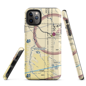 Hollstein Ranch Airport (MT20) VFR Sectional  Tough iPhone Case