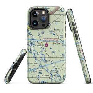 Holly Grove Municipal Airport (2A6) VFR Sectional  Tough iPhone Case