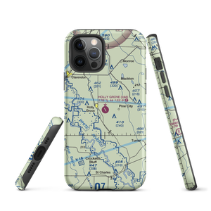 Holly Grove Municipal Airport (2A6) VFR Sectional  Tough iPhone Case