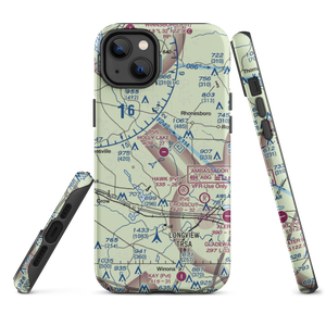 Holly Lake Ranch Airport (16TE) VFR Sectional  Tough iPhone Case