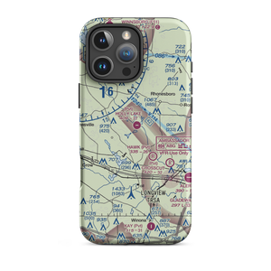 Holly Lake Ranch Airport (16TE) VFR Sectional  Tough iPhone Case