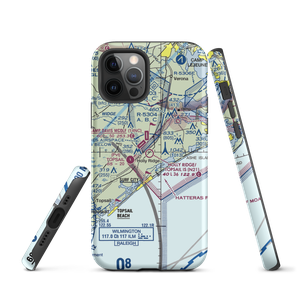 Holly Ridge/Topsail Island Airport (N21) VFR Sectional  Tough iPhone Case