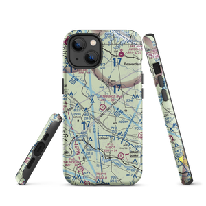 Holly Springs Airport (80VA) VFR Sectional  Tough iPhone Case