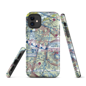 Holly Springs Farm Airport (MD55) VFR Sectional  Tough iPhone Case