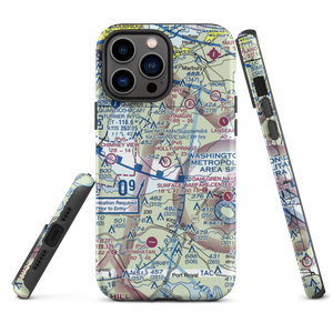 Holly Springs Farm Airport (MD55) VFR Sectional  Tough iPhone Case