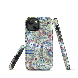 Holly Springs Farm Airport (MD55) VFR Sectional  Tough iPhone Case