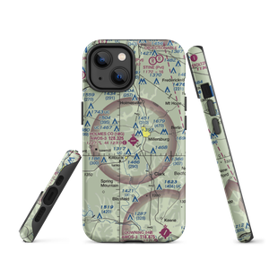 Holmes County Airport (10G) VFR Sectional  Tough iPhone Case