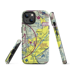 Holtsmans Airport (CA16) VFR Sectional  Tough iPhone Case